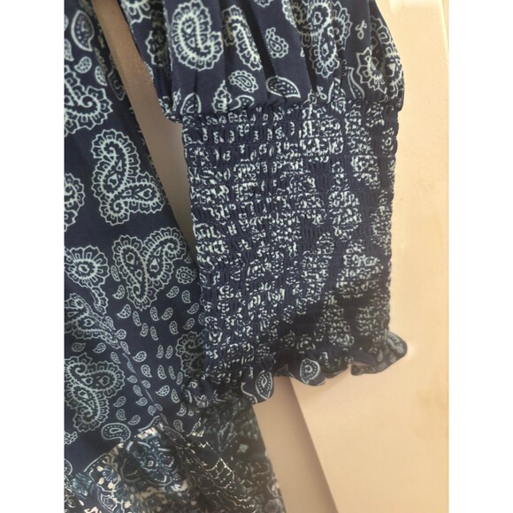 Micheal Kors multiprint navy sea green dress - Picture 6 of 10